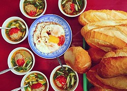 Độc đáo bánh mì xíu mại trong chảo