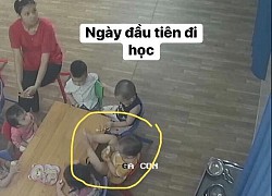 Hành động của bé gái ngày đầu tiên đi học khiến dân mạng ngả mũ: 'Hổ báo trường mẫu giáo đây rồi'