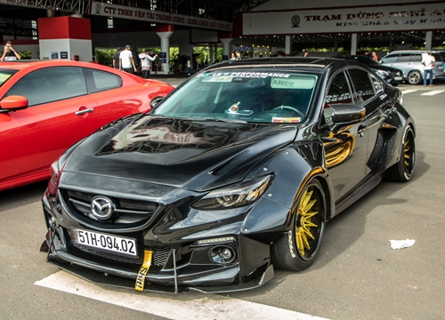 Tay chơi 9x Sài Gòn chi hàng trăm triệu 'lột xác' Mazda6 hầm hố như siêu xe