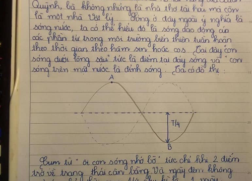 Yêu cầu phân tích bài thơ Sóng, nữ sinh có màn cua cực gắt khiến ai đọc xong cũng phải phục lăn độ sáng tạo