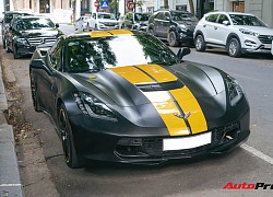 Chevrolet Corvette C7 của dân chơi Hà thành độ cửa cắt kéo giá gần 100 triệu đồng như siêu xe Lamborghini