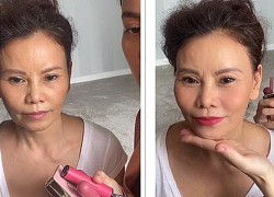 Hà Hồ đích thân makeup cho mẹ, giúp mẹ "hack tuổi" khiến dân tình há hốc mồm