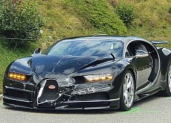 Siêu phẩm Bugatti Chiron cùng Porsche 911 'nát đầu' trong tai nạn triệu đô