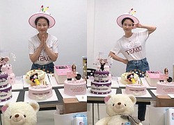 Song Ji Hyo để mặt mộc, mừng sinh nhật tuổi 40: Bất ngờ với bánh kem do fan Việt Nam gửi tặng ở chính giữa bức hình