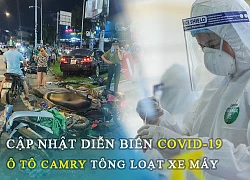 Thêm 3 ca tử vong;Ô tô Camry tông một loạt xe máy