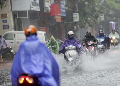 Thời tiết ngày 15/8: Miền Bắc mưa to, vùng núi có nơi mưa rất to