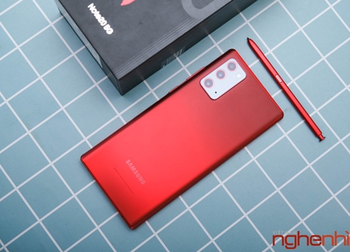 Trên tay Galaxy Note 20 Mystic Red do Jenie Blackpink làm đại sứ