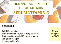 3 nguyên tắc cơ bản khi chọn mua serum vitamin C