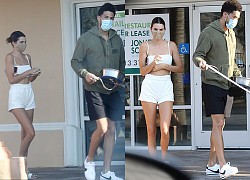 Kendall Jenner mặc sexy ra phố với bạn trai tin đồn