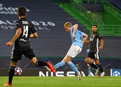 Man City 3 năm bị loại tứ kết Cúp C1, De Bruyne cay đắng "ngả mũ" trước Lyon