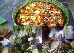 Pizza đựng trong vỏ hộp bằng lá khô hút khách ở Philippines