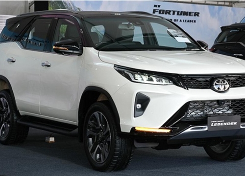 Toyota Fortuner lắp ráp tại Việt Nam có 4 phiên bản mới, nâng cấp động cơ