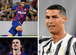 Barca "đuổi" nhiều sao: Juventus muốn đón Suarez, Griezmann phò tá Ronaldo