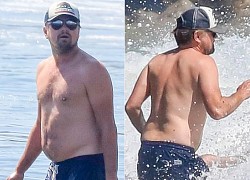 Leo DiCaprio khoe bụng 'bia' trên biển