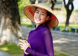 Mặc màu tím tưởng sến súa mà vẫn đẹp như mơ, phong thái của Hoa hậu Khánh Vân chẳng phải dạng vừa