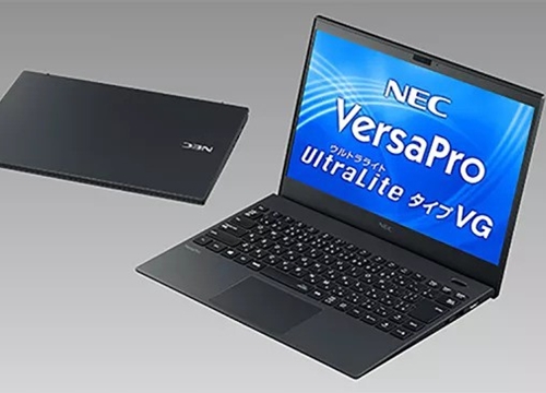 NEC bán laptop chỉ 868 gram, pin dùng 24h