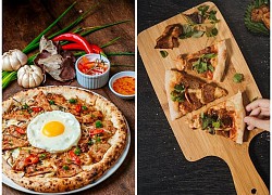 Sau pizza chả cá và bún đậu, lại xuất hiện pizza bún chả và cơm tấm