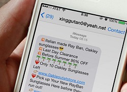 Tin nhắn quảng cáo 'tấn công' người dùng iPhone