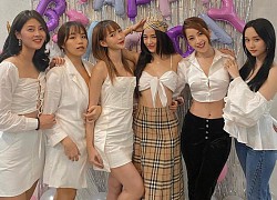 Sinh nhật Salim biến thành bữa tiệc đọ sắc "trá hình": Trúc Anh đẹp như nàng thơ vẫn bị lu mờ trước vòng eo của Chi Pu