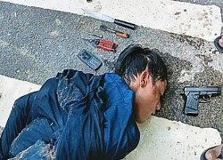 Tên trộm xe máy rút súng bắn trả người truy đuổi ở Bình Dương