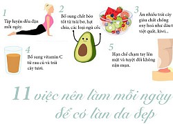 11 thói quen tốt để có làn da đẹp