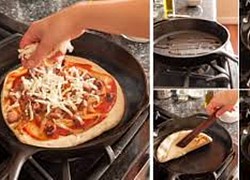 Cách làm pizza bằng chảo, không cần lò nướng mà vẫn giòn thơm hấp dẫn hơn cả ngoài hàng