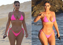 Kim Kardashian mặc bikini nhỏ xíu