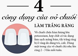 4 cách tận dụng vỏ chuối để làm đẹp