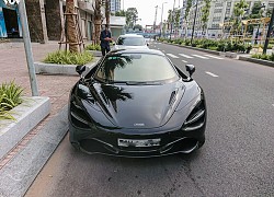 Cận cảnh McLaren 720S Spider màu đen "độc" nhất Việt Nam