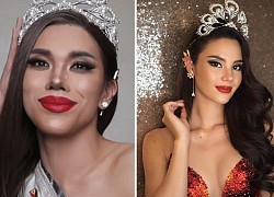 Mẫu phi giới tính &#8216;biến hình&#8217; thành Hoa hậu Hoàn vũ 2018 Catriona Gray quá đỉnh, nhìn lướt qua cứ tưởng chị em sinh đôi