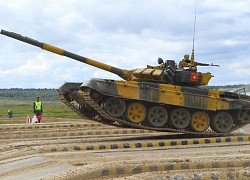 Đội Việt Nam vào chung kết Tank Biathlon 2020