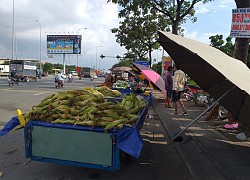 Nguy hiểm "chợ nhảy" trên Quốc lộ 1