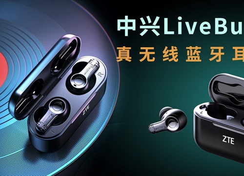 ZTE LiveBuds ra mắt: pin tới 20 giờ, chống nước, giá 29 USD