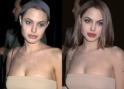 Ảnh trước và sau khi chỉnh sửa của Angelina Jolie