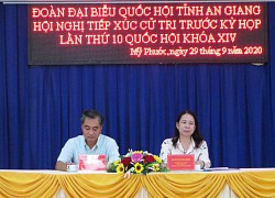 Bí thư Tỉnh ủy Võ Thị Ánh Xuân tiếp xúc cử tri trước kỳ họp lần thứ 10, Quốc hội khóa XIV