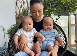 Có cặp sinh đôi Cơm - Canh ở tuổi 47, hot mom Văn Thùy Dương tự thấy "phát ngượng" vì 1 điều