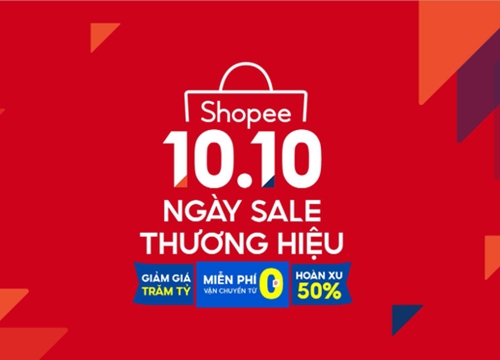 Shopee triển khai sự kiện mua sắm 10.10