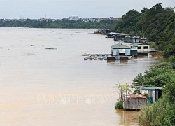 Thủy điện Hòa Bình xả lũ, nước sông Hồng tại Hà Nội lên nhanh