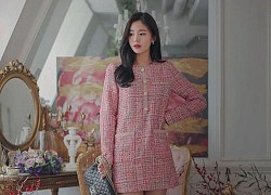 Trang phục vải tweed cho ngày thu