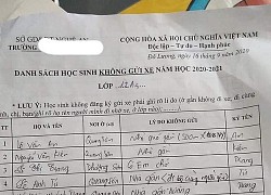 Trường yêu cầu ghi lý do "không gửi xe", học trò đánh liều ghi vài dòng khiến dân tình giật mình: Các em thời nay lớn nhanh quá!