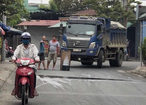 Khai thác, vận chuyển đất đồi gây ô nhiễm