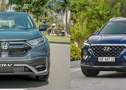 Mua xe SUV 7 chỗ tầm hơn 1 tỷ đồng: Honda CR-V hay Hyundai Santa Fe?