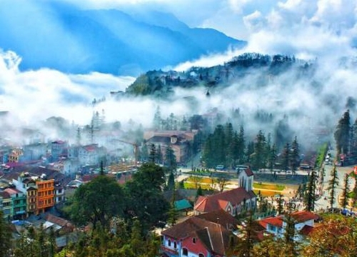Nhiệt độ Sa Pa tụt còn 12,9 độ C: Bất thường