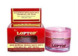 Kem dưỡng trắng da LOPTOP chứa chất cấm, Đà Nẵng đình chỉ lưu hành