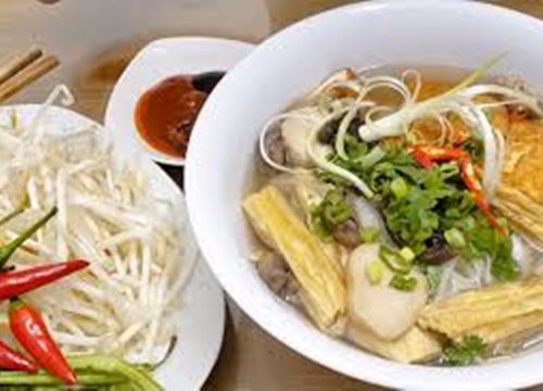 Cách nấu phở chay rau nấm