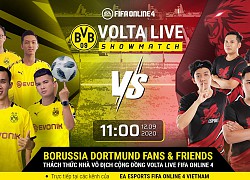 FIFA Online 4: Phát FreeStyler, Đỗ Kim Phúc cùng các &#8216;Big Fan&#8221; Dortmund lập team thách thức nhà vô địch Volta Live