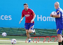 Hình ảnh tưởng bình thường nhưng fan suýt không còn được thấy: Lionel Messi luyện tập cùng Barca