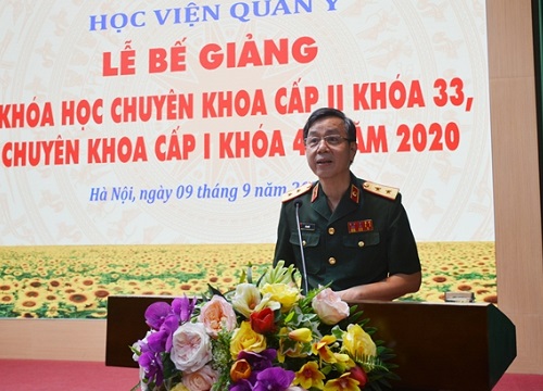 Học viện Quân y trao bằng tốt nghiệp cho 171 học viên đào tạo chuyên khoa 1, chuyên khoa 2