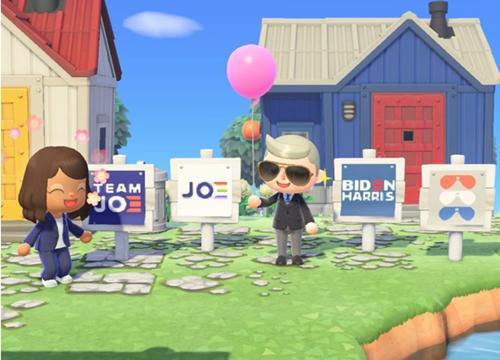 Joe Biden và Kamala Harris sử dụng Animal Crossing: New Horizons để vận động bầu cử