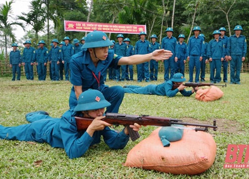 Nâng cao chất lượng hoạt động chi bộ quân sự xã, phường, thị trấn